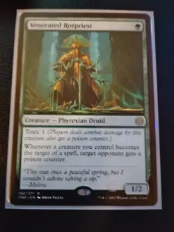 Venerated Rotpriest - ONE 192 - Near Mint Rare - MTG Phyrexia: All Will be One - Image 1