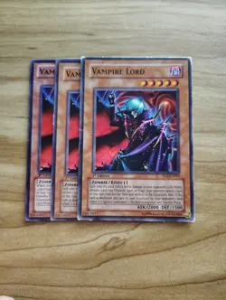 Yu-Gi-Oh! - Vampire Lord 3X - Complete Playset - Image 1