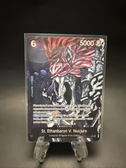 St. Ethanbaron V. Nusjuro (Alternate Art) OP13-080 Carrying On His Will Foil - Image 1