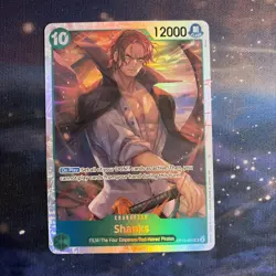 ONE PIECE - SHANKS - OP13-028 - SUPER RARE - ENGLISH - OP13 - NEW - Image 1