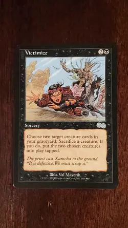 Victimize Urza's Saga EX/LP 166/350 MTG Magic the Gathering Sorcery Uncommon - Image 1