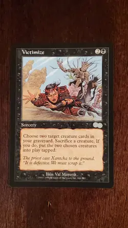 Victimize Urza's Saga EX/LP 166/350 MTG Magic the Gathering Sorcery Uncommon - Image 3
