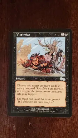 Victimize Urza's Saga EX/LP 166/350 MTG Magic the Gathering Sorcery Uncommon - Image 5