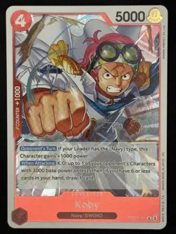 Koby PRB02-001 - Foil Rare - One Piece TCG: Premium Booster -The Best- Vol. 2 NM - Image 1