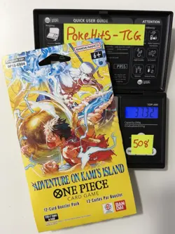 (HEAVY)🔥One Piece Adventure On Kami’s Island OP15-EB04 Sleeved Booster Pack - Image 1