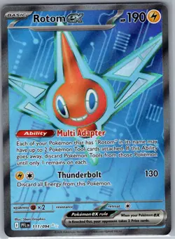 Rotom ex 111/094 ME02: Phantasmal Flames - Pokemon Card - NM - Image 1