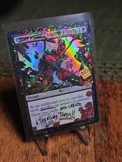 🔥 Deadly Dispute Pool Party Foil | SLD Secret Lair x Deadpool | MTG - Image 1
