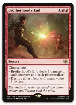 Brotherhood's End #128 (NM) Brothers' War BRO Magic MTG - Image 1