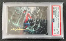 MTG Spider-man Art Series Card 22 : Strength of Will (Gold Stamped) Crimped PSA6 - Image 3