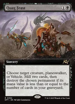 [MTG] Quag Feast (Foil) (Extended Art) (0384) (DFT) NM - Image 1