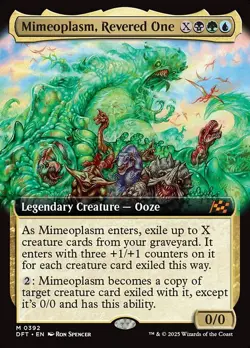 [MTG] Mimeoplasm, Revered One (Extended Art) (0392) (DFT) NM - Image 1