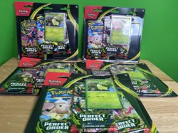 Pokemon Perfect Order 3 Pack Blisters -NEW SET Sealed 🚀 Ship Chikorita 🔥 5x - Image 1