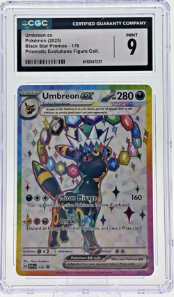 🔥Umbreon ex CGC 9 Mint SVP-176 Black Star Promo 2025 Pokemon Slab🔥 - Image 1