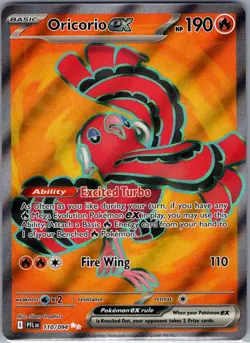 Oricorio ex 110/094 ME02: Phantasmal Flames - Pokemon Card - NM - Image 1