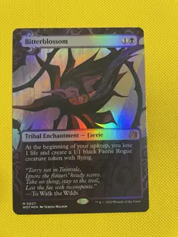Bitterblossom Foil Enchanting Tales #0027 MTG - Image 1