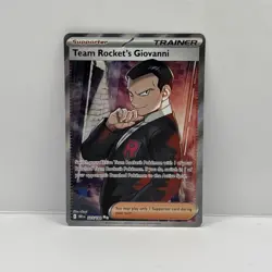 2025 Pokemon TCG Scarlet & Violet Destined Rivals 225/182 Team Rocket's Giovanni - Image 1