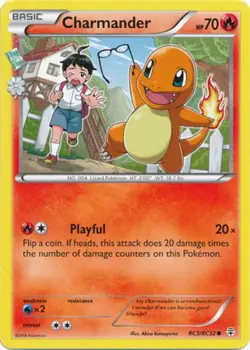 Lightly Played Charmander - RC3/RC32 - Common Pokemon Generations: Radiant Colle - Image 1