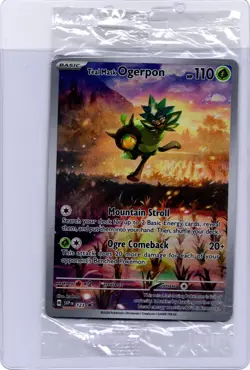 Pokemon - Teal Mask Ogerpon SVP 123 Twilight Masquerade Promo SEALED - Image 1