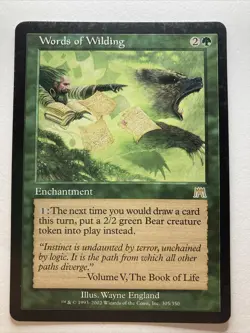 Words of Wilding Onslaught MTG LP - Image 1
