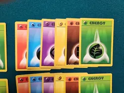 Pokemon 1999 WoTC Base set Energy Card Lot- 78 Total Cards (13 sets of 6 cards) - Image 4