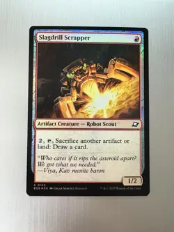 Slagdrill Scrapper - 160 - MTG: Edge of Eternities - Common - FOIL - Image 1