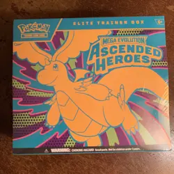 Ascended Hero’s Mega Evolution Elite Trainer Box New Sealed Pokemon TCG - Image 1