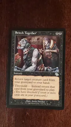 Stitch Together Judgment EX/LP 72/143 MTG Magic the Gathering Sorcery Uncommon - Image 3