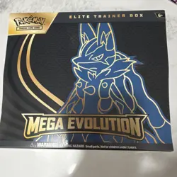 Pokemon Mega Evolution Elite Trainer Box Lucario Riolu 2022 English - Image 1