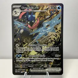 Pokemon Greninja EX Full Art Promo Holo 132 SVP Black Star 300 HP Card - Image 1