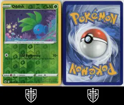 Pokemon - Oddish 001/159 Crown Zenith - Reverse Holo Common - NM - Image 3