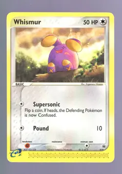 Whismur 019 Nintendo Black Star Promo 2003 Pokemon TCG Card LP - Image 1