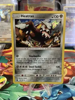 Heatran 98/168 Holo Pokemon Celestial Storm 2018 Rare - Image 1