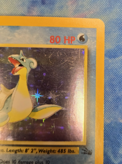 Lapras 10/62 Fossil Holo MP - WOTC English Pokemon TCG - Image 4