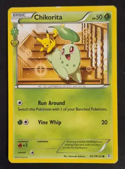 Chikorita RC1/RC32 Generations Radiant Collection Pokemon Card - MP - Image 1