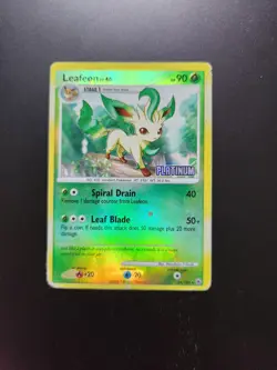 Pokemon TCG Leafeon Majestic Dawn Platinum Stamped Rev. Holo Rare 24/100 2008 - Image 1