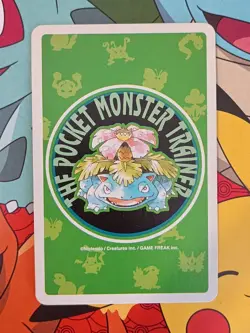 1996 Bulbasaur Pokemon Poker Playing Card Venusaur Deck - Image 2