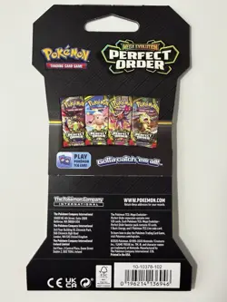 (VERY HEAVY)🔥 31.86g Pokemon Perfect Order Sleeved Booster Pack Factory Sealed✅ - Image 3