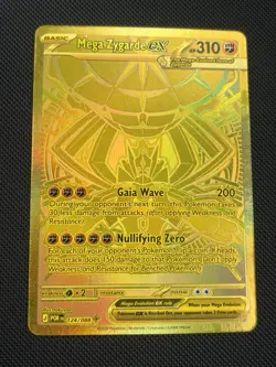 Pokemon TCG - Perfect Order Mega Zygarde EX GOLD HYPER RARE 124/088 - Image 1