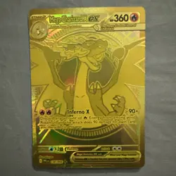 2025 Pokemon Phantasmal Flames Mega Charizard X ex Hyper Rare #130/094 Near Mint - Image 1