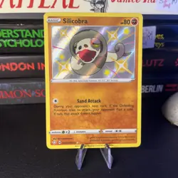 Pokemon - Silicobra - SV070/SV122 - Shining Fates Shiny Vault - Holo NM - Image 1