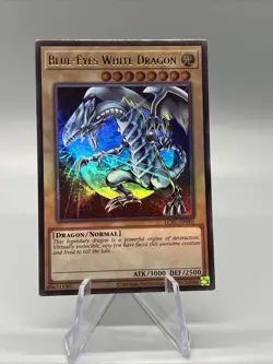 Blue-Eyes White Dragon (Version 3) LCKC-EN001 Legendary Collection Kaiba... - Image 2