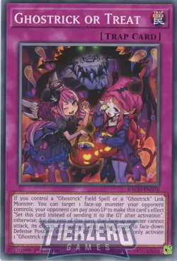 Yugioh BACH-EN076 Ghostrick or Treat Common 1st Edition NM/LP - Image 1