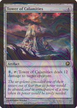 Foil Tower of Calamities - Scars of Mirrodin | MTG Card - Image 1
