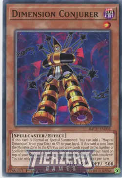 Yugioh BACH-EN002 Dimension Conjurer Common 1st Edition NM/LP - Image 1