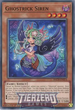 Yugioh BACH-EN014 Ghostrick Siren Common 1st Edition NM/LP - Image 1