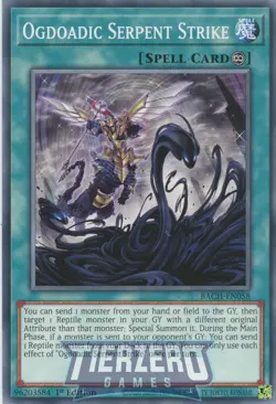 Yugioh BACH-EN058 Ogdoadic Serpent Strike Common 1st Edition NM/LP - Image 1