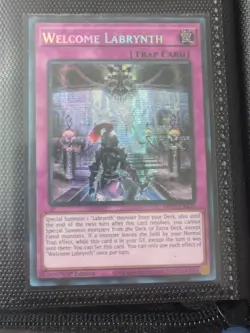 Welcome Labrynth MP23-EN235 Prismatic Secret Rare 1st Edition YuGiOh Card NM - Image 1