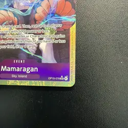 Mamaragan OP15-078 ALT ART SR One Piece Card Game Sky Island AA Near Mint Foil - Image 5