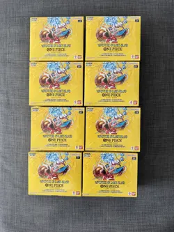 7x One Piece Card Game OP15-EB04 Booster Box - Adventure on Kami's Island Sealed - Image 1
