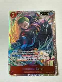 One Piece Roronoa Zoro EB04-007 SR ENGLISH OP15 - Image 1